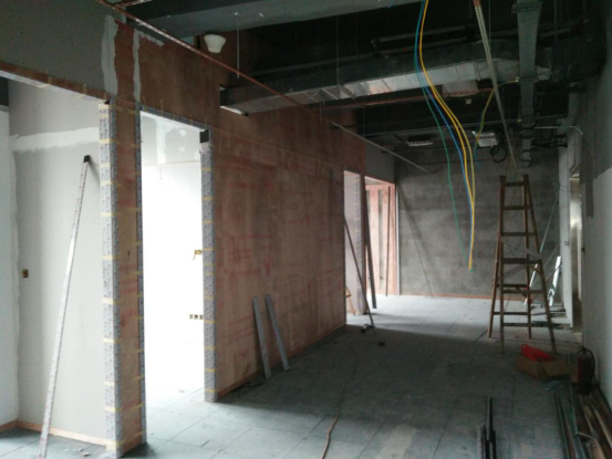 深圳建活贸易香港办公室装修现场