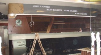 深圳名顿咖啡餐厅装饰设计工程已进入装修施工阶段